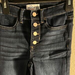 Jordache Kids Dark Blue Button-Fly Jeans